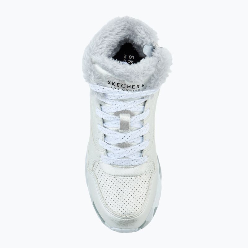 Încălțăminte pentru copii SKECHERS Uno Lite Camo Dazzle silver/grey 5