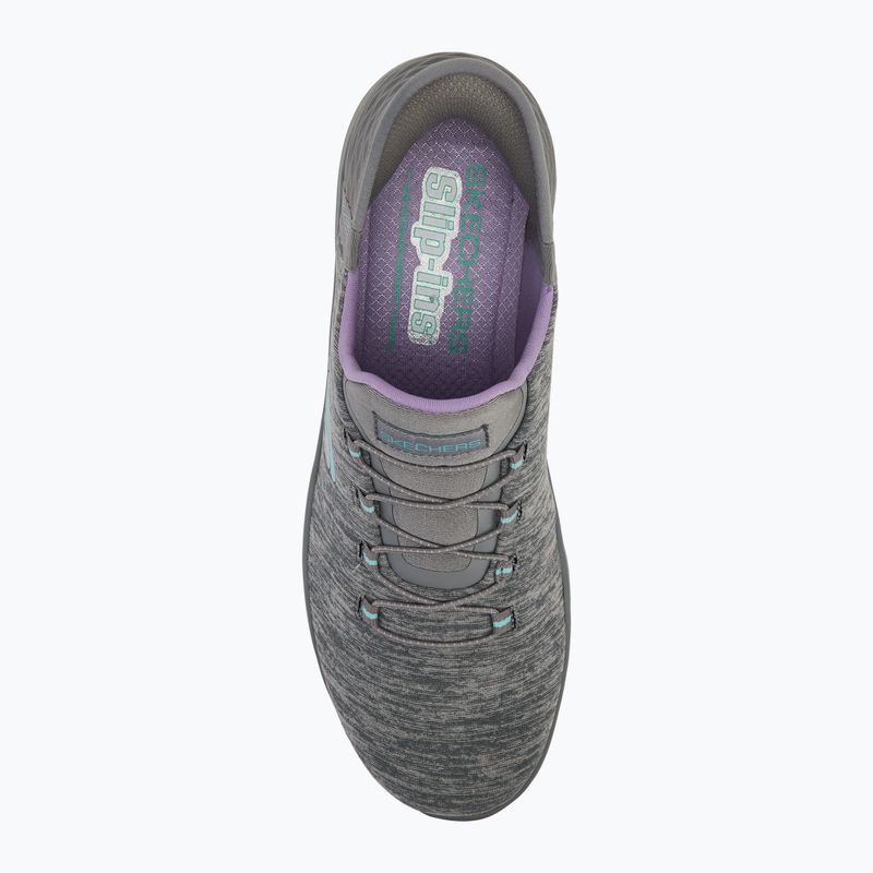 Încălțăminte pentru femei SKECHERS Summits Dazzling Haze gray/mint 5