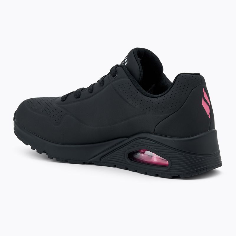 Încălțăminte pentru femei SKECHERS Uno Dripping In Love black/pink 3