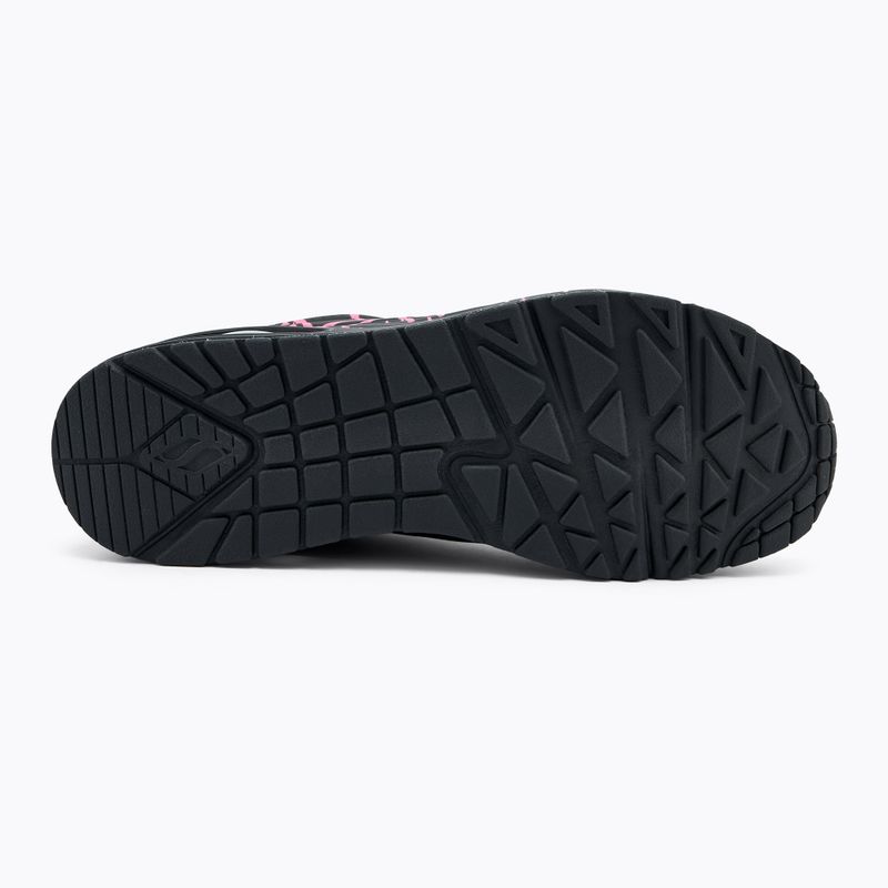 Încălțăminte pentru femei SKECHERS Uno Dripping In Love black/pink 4