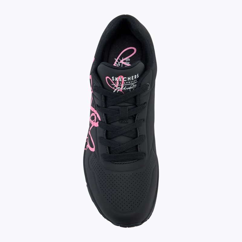 Încălțăminte pentru femei SKECHERS Uno Dripping In Love black/pink 5