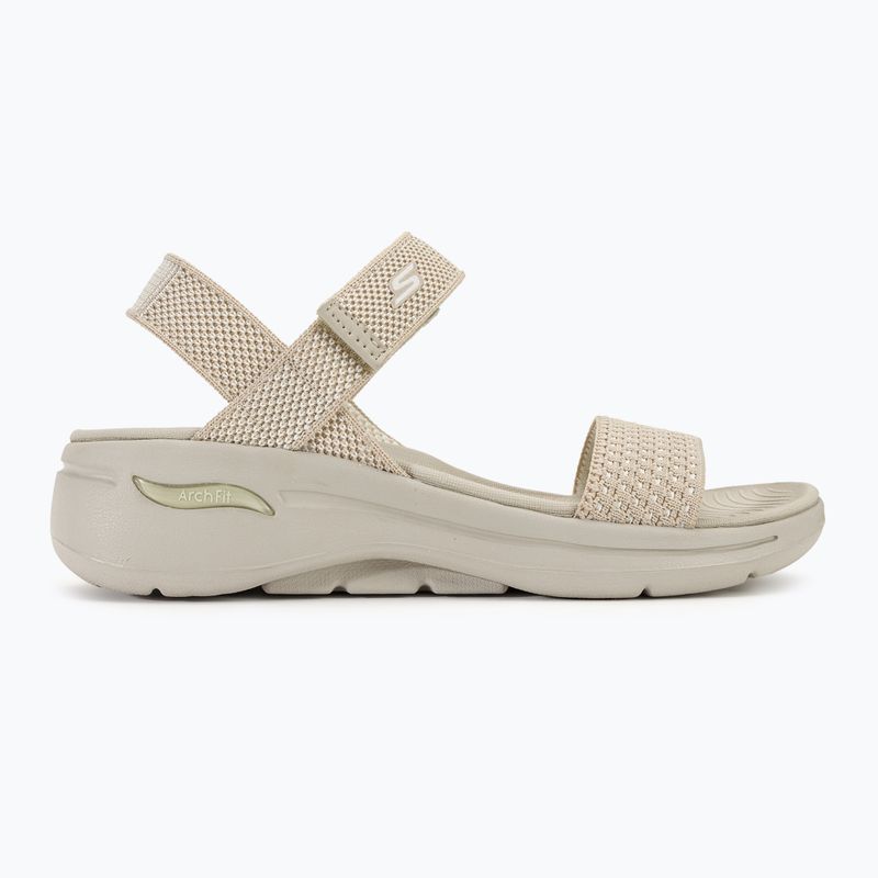 Sandale pentru femei SKECHERS Go Walk Arch Fit Sandal Polished beige 2