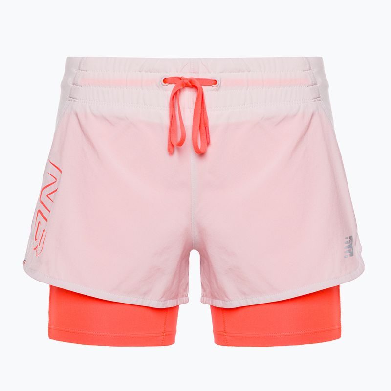 Pantaloni scurți de alergare New Balance Printed Impact Run 2In1 Pink Running Shorts WS21271SOI pentru femei. 6