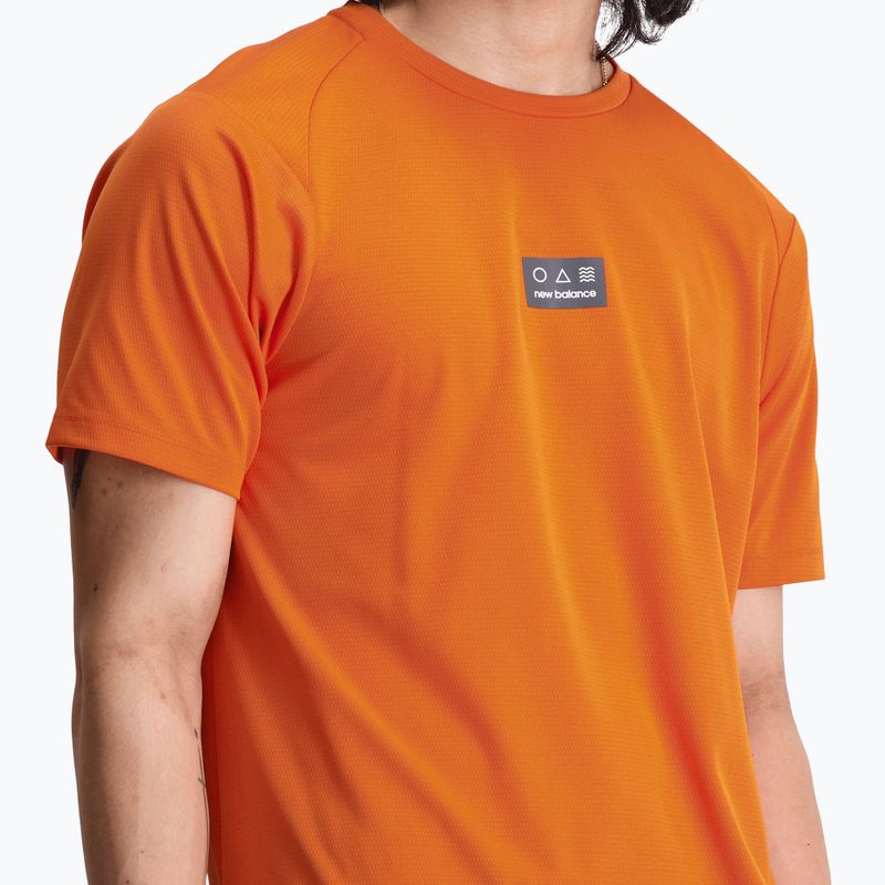 Tricou de alergat pentru bărbați New Balance Impact Run AT N-Vent cayenne
