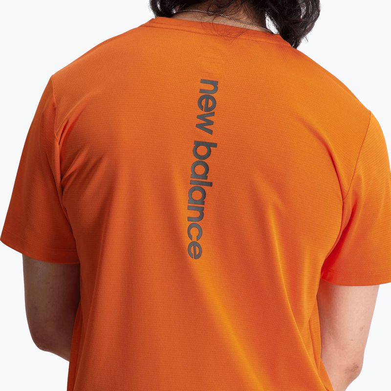 Tricou de alergat pentru bărbați New Balance Impact Run AT N-Vent cayenne