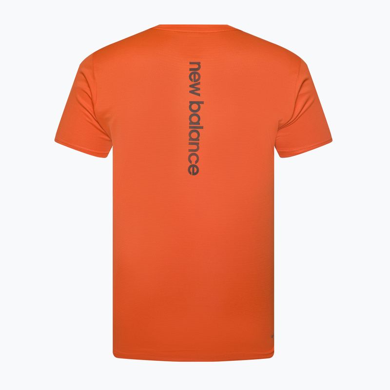Tricou de alergat pentru bărbați New Balance Impact Run AT N-Vent cayenne