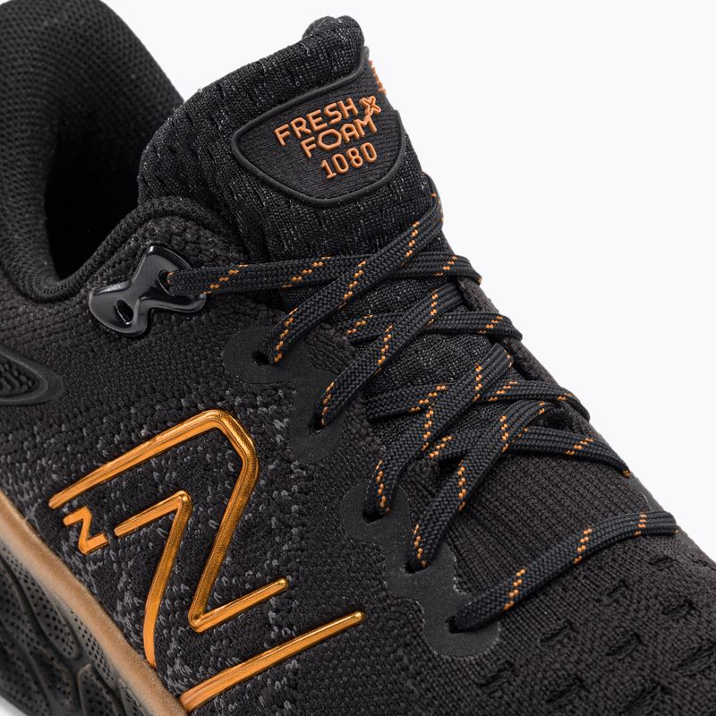 New Balance Fresh Foam 1080 v12 negru / portocaliu pantofi de alergare pentru femei 8