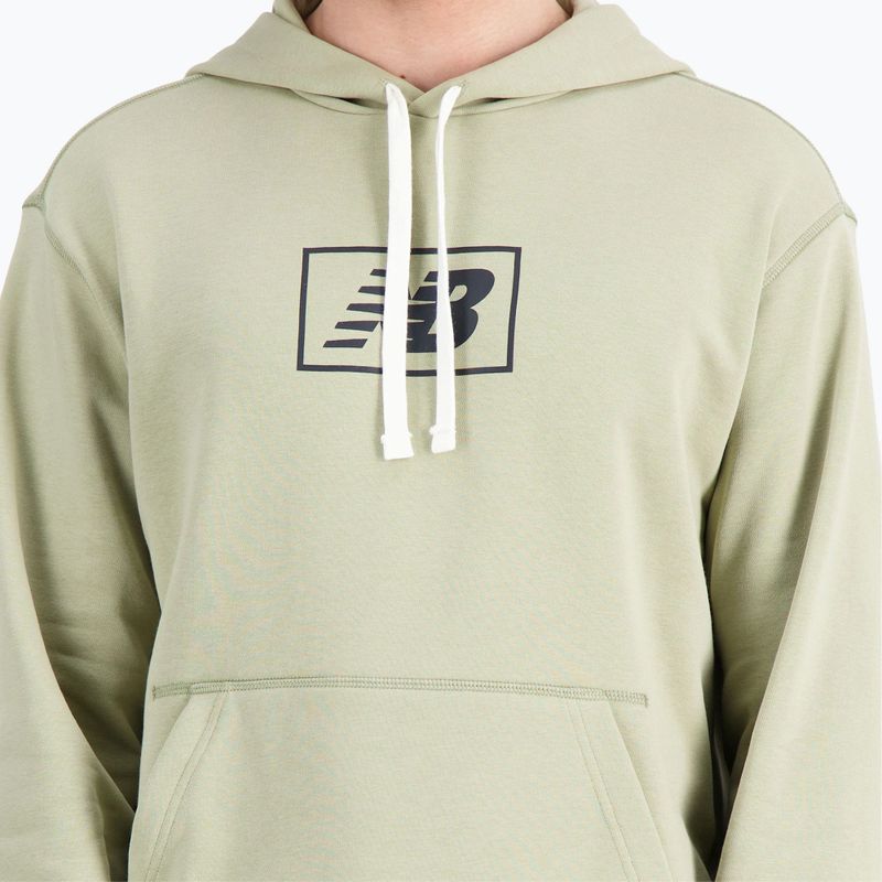 Bluză pentru bărbați New Balance Essentials Hoodie fatigueg 4