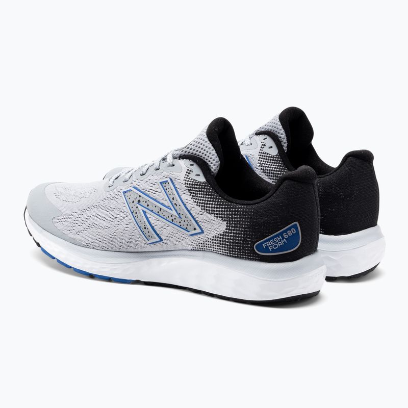 Pantofi de alergare pentru bărbați New Balance M680V7 gri aluminiu 3