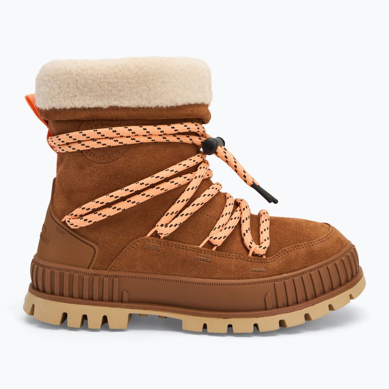 Ghete pentru femei Palladium Pallashock Hiver dear brown 2