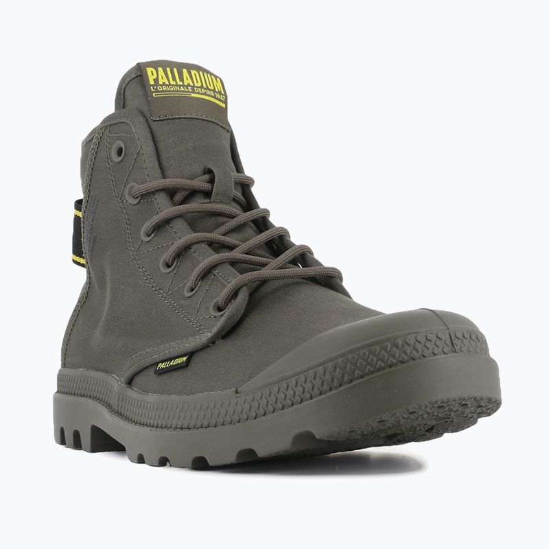 Pantofi Palladium Pampa Hi Dare II olive night 8
