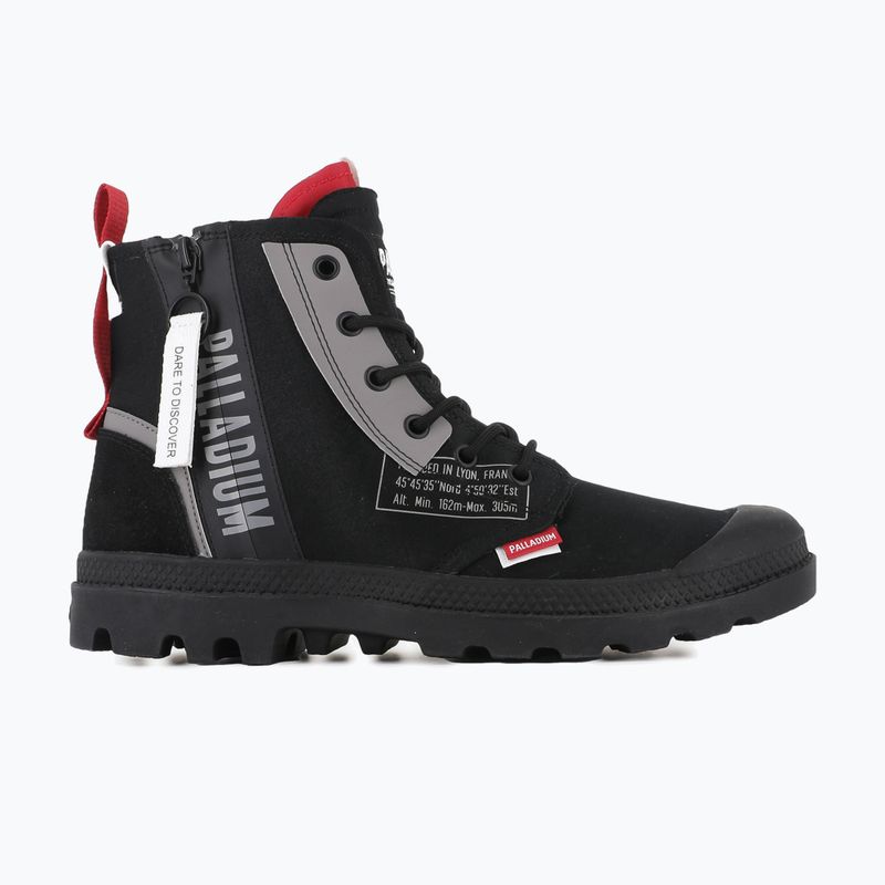 Pantofi Palladium Pampa Hi Dare Zip negru/negru 2