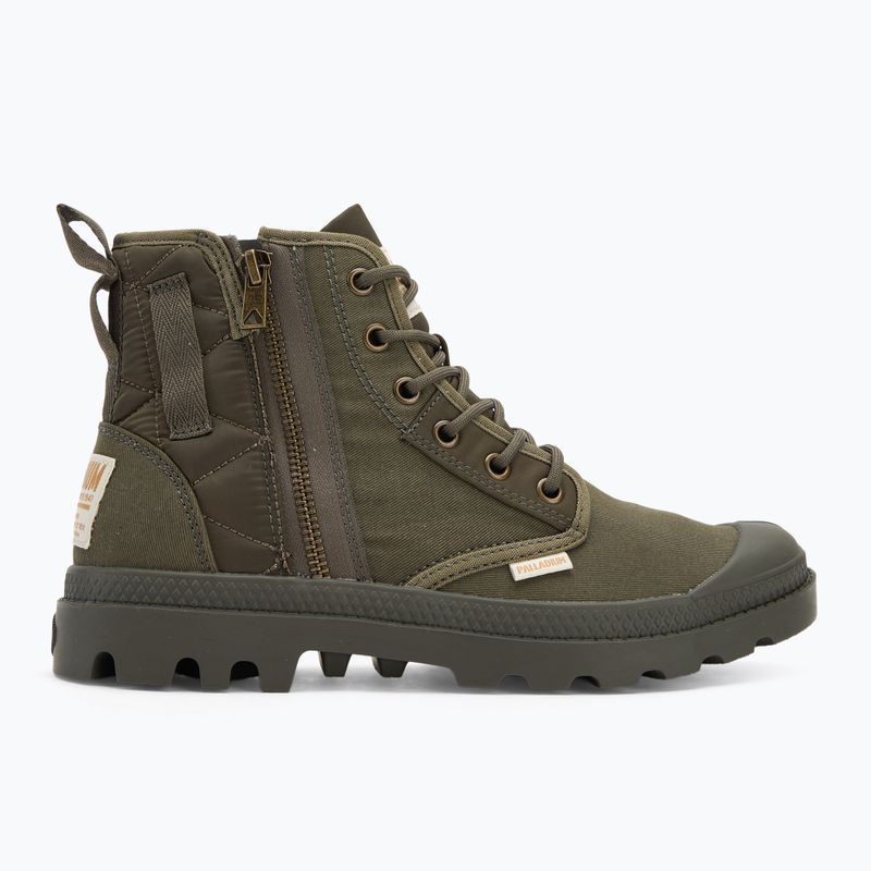 Pantofi Palladium Pampa Detroit Zip olive night 2