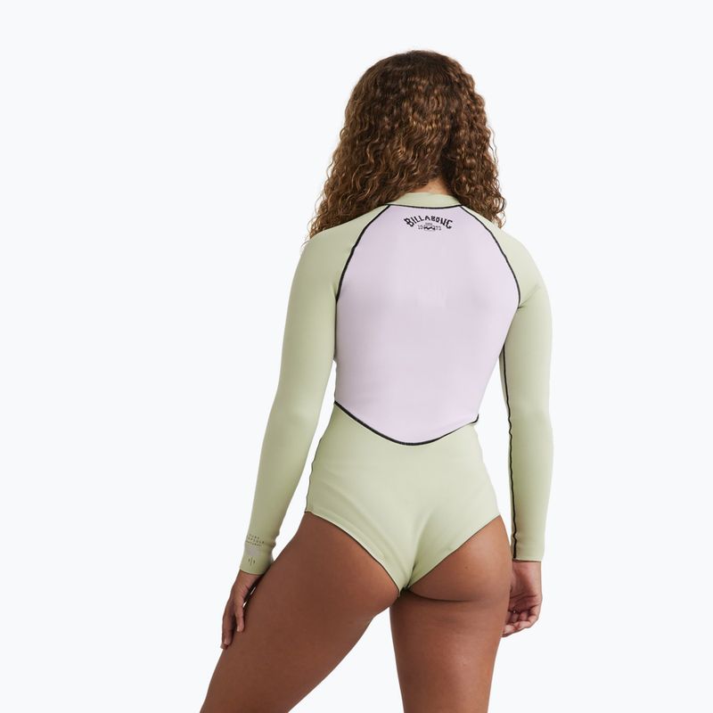 Costum de înot pentru femei Billabong 1/1 mm Salty Dayz Natural Light Pistachio 3