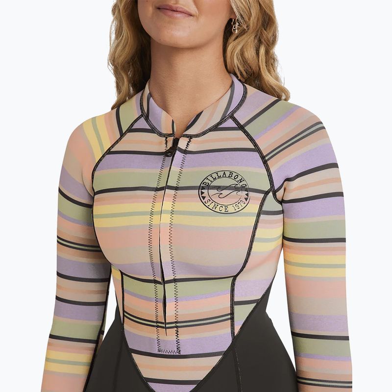 Costum de înot pentru femei Billabong 2/2 mm Salty Dayz Natural Spring Black Multi 5
