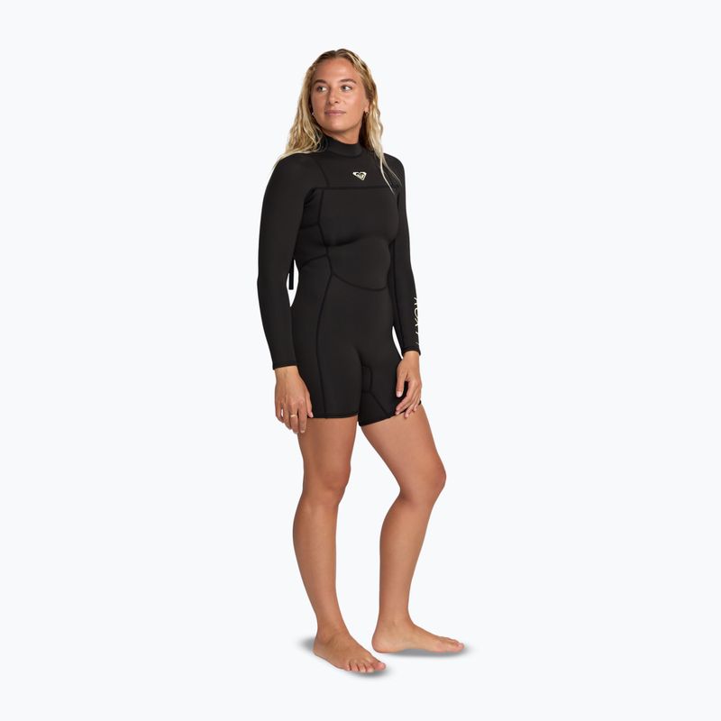 Costum de înot pentru femei ROXY 2/2 mm Prologue+ LS Springsuit Flock black 3