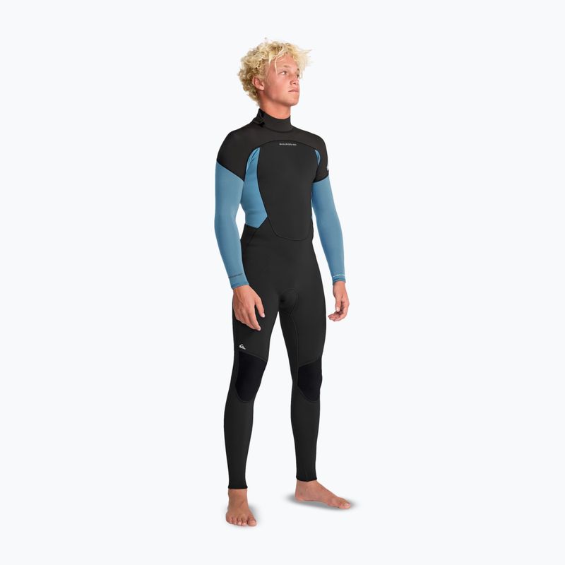 Costum de înot pentru bărbați Quiksilver Prologue+ 4/3 mm Back Zip GBS cloud blue 3