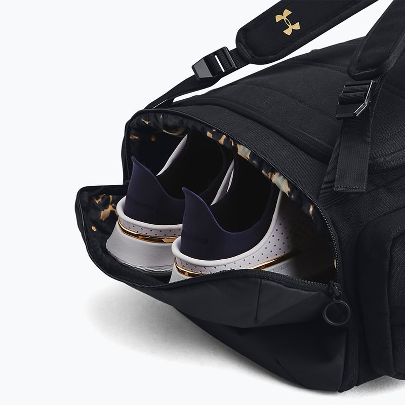 Rucsac de drumeție pentru bărbați Under Armour Project Rock negru/negru/aur metalizat pentru bărbați 4
