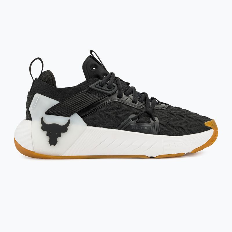 Încălțăminte de antrenament pentru bărbați Under Armour Project Rock 6 black/white/black 2