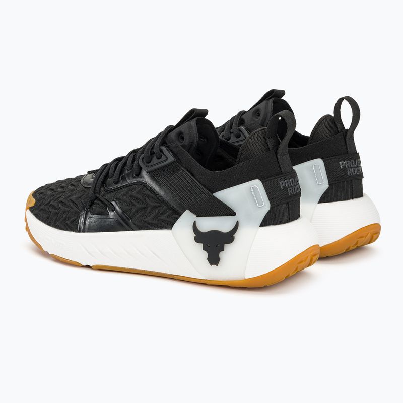 Încălțăminte de antrenament pentru bărbați Under Armour Project Rock 6 black/white/black 3