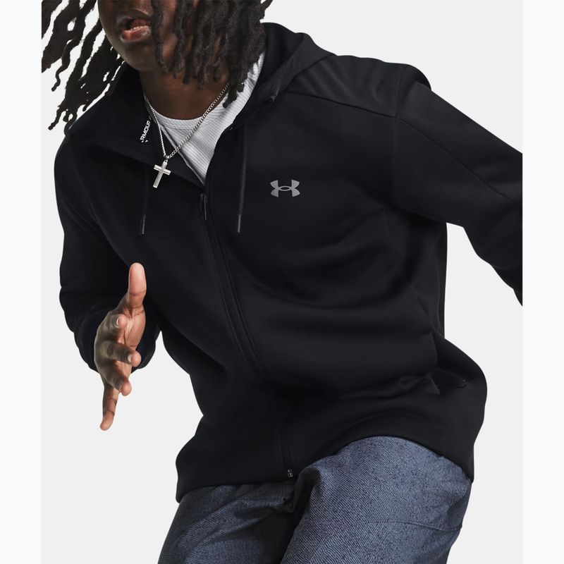 Geacă de antrenament pentru bărbați Under Armour Essential Swacket black/pitch gray 7