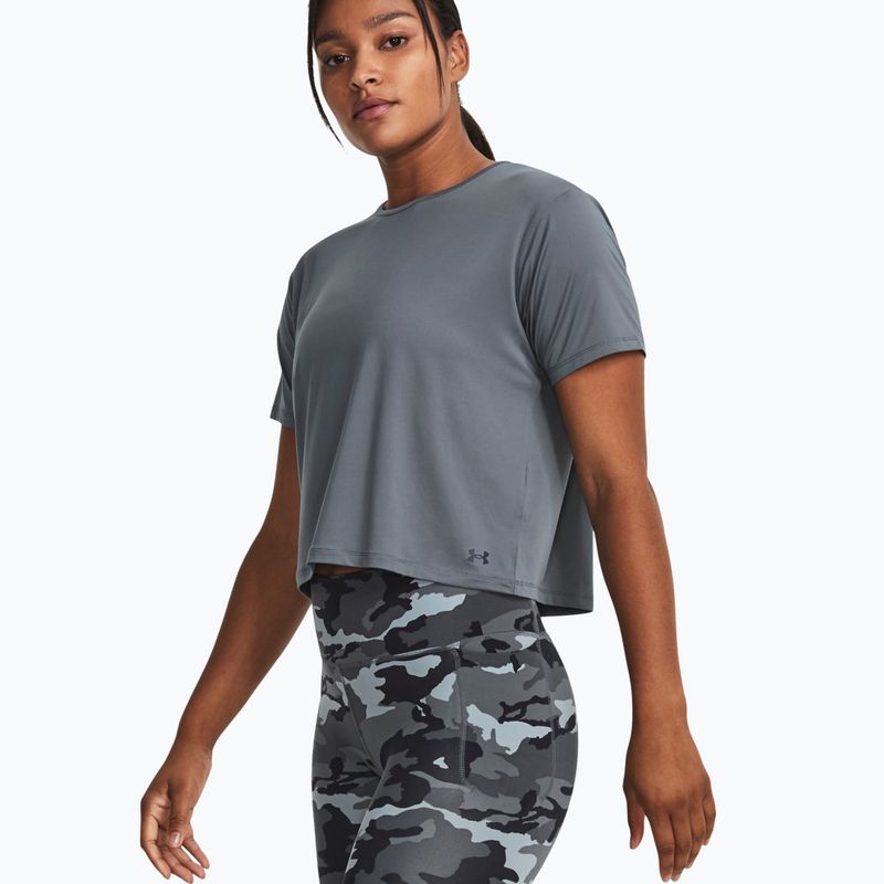 Under Armour Motion SS tricou pentru femei, gri pietriș/gri de ploaie