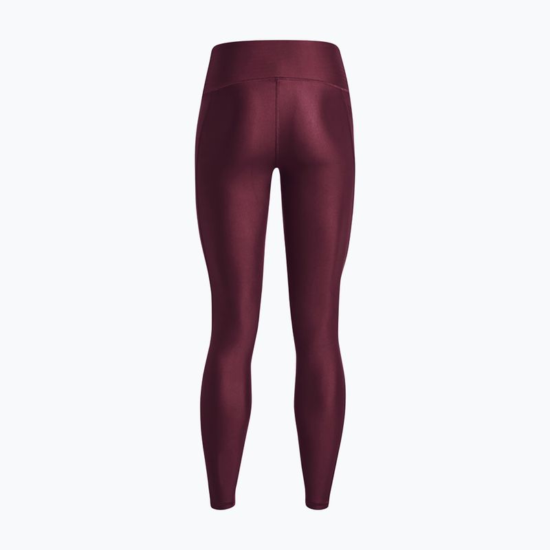 Jambiere de antrenament pentru femei Under Armour HG Armour HiRise dark maroon/black 6