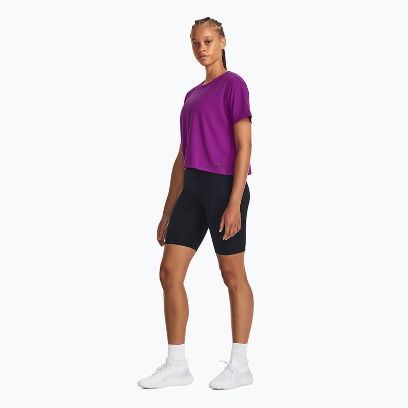 Tricou Under Armour Motion SS pentru femei, magenta mistică/negru 2