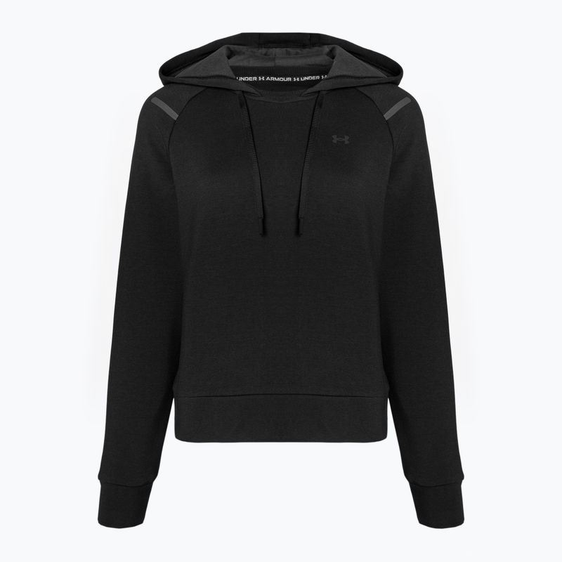 Hanorac cu glugă Under Armour Fleece pentru femei negru/negru 4