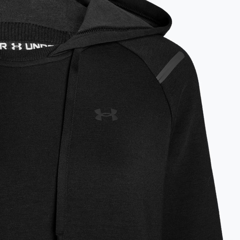 Hanorac cu glugă Under Armour Fleece pentru femei negru/negru 6