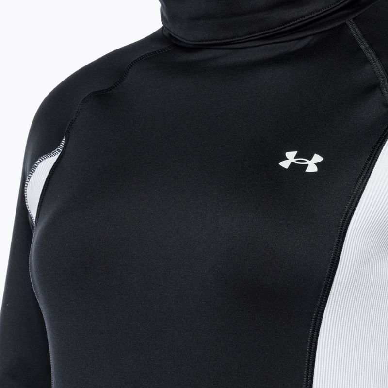 Tricou Under Armour Under Armour Train CW Funnel Neck pentru femei negru/galben/lime/alb 6