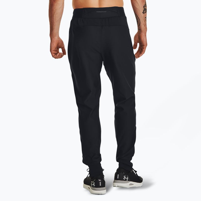 Pantaloni de alergare pentru bărbați Under Armour Launch Pro black/black/reflective 3