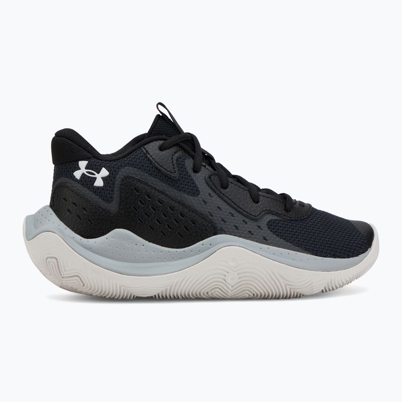 Încălțăminte de baschet pentru copii Under Armour Grade School Jet '23 black/jet gray/white 2