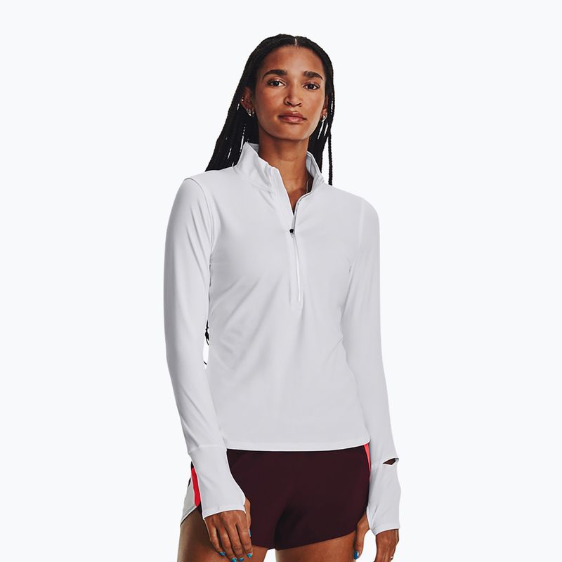 Longsleeve de alergare pentru femei Under Armour Launch Pro Half Zip white/reflective
