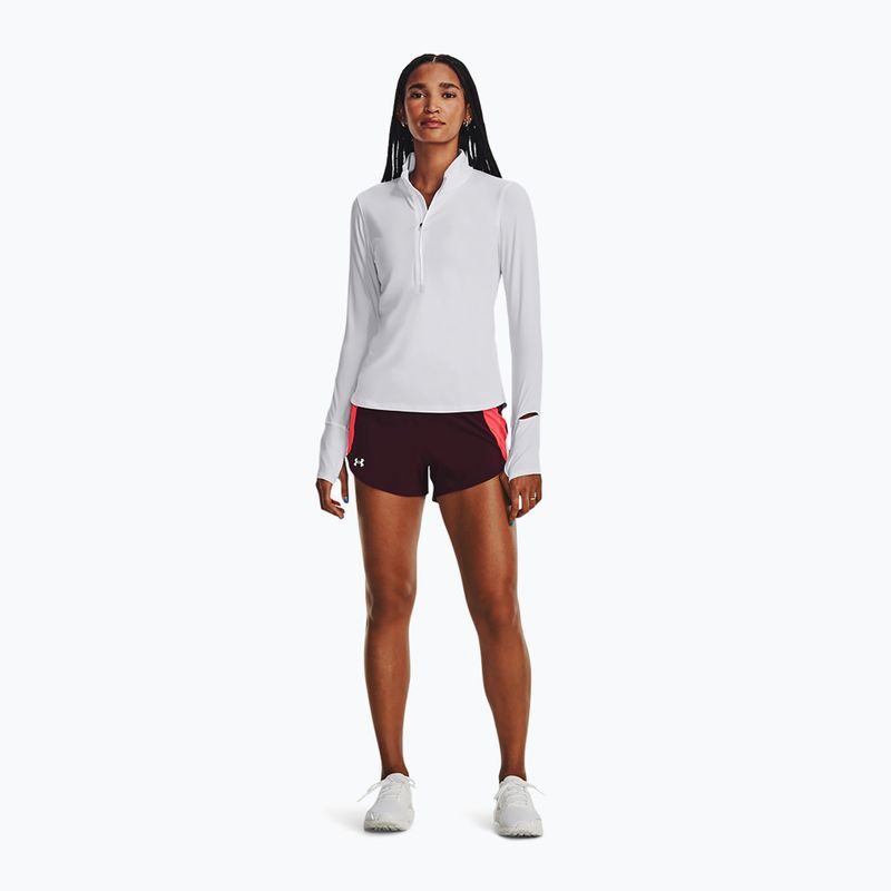 Longsleeve de alergare pentru femei Under Armour Launch Pro Half Zip white/reflective 2