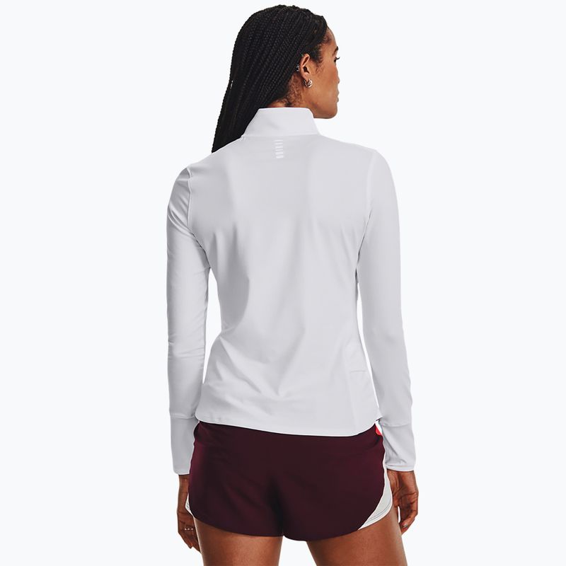 Longsleeve de alergare pentru femei Under Armour Launch Pro Half Zip white/reflective 3