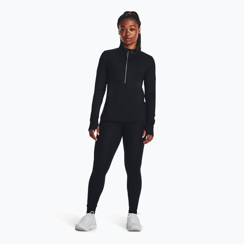Under Armour Launch Pro Half Zip negru/reflectorizant femei alergare longleeve 2