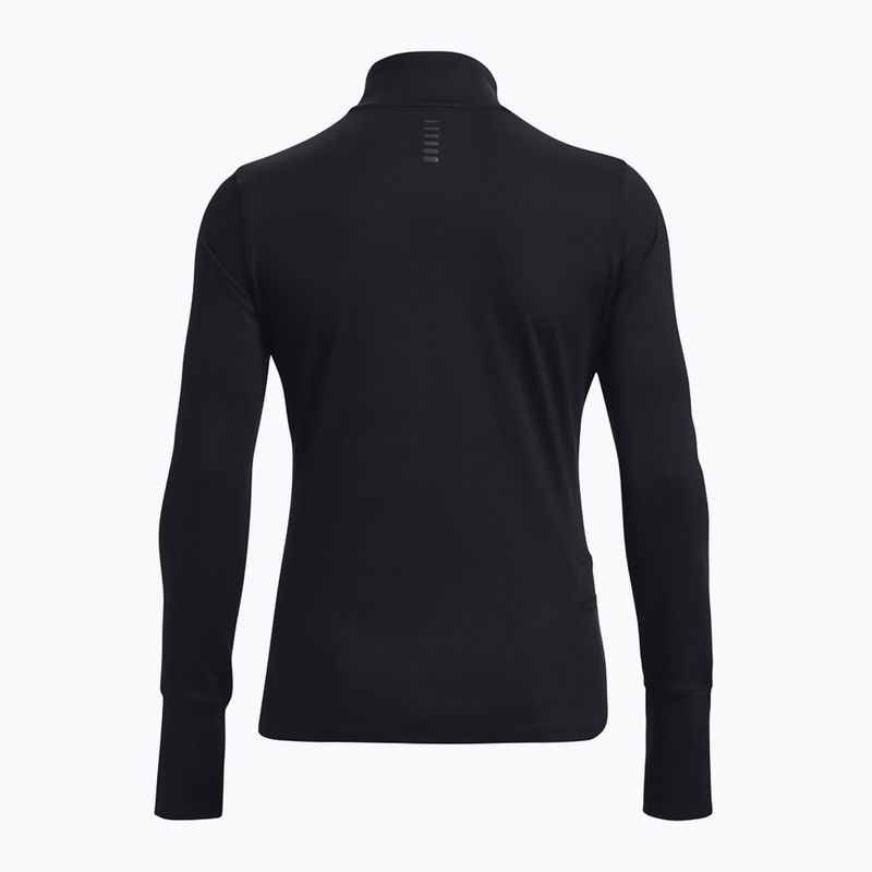 Under Armour Launch Pro Half Zip negru/reflectorizant femei alergare longleeve 9