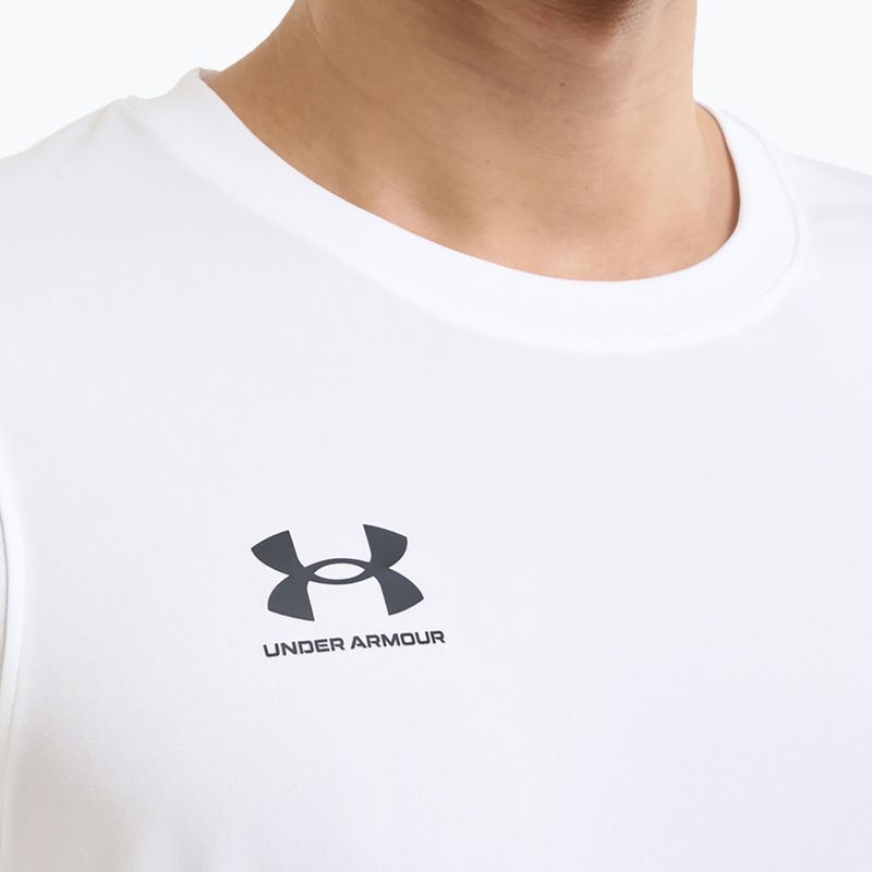 Tricou de fotbal pentru bărbați Under Armour Challenger Train white/black 4