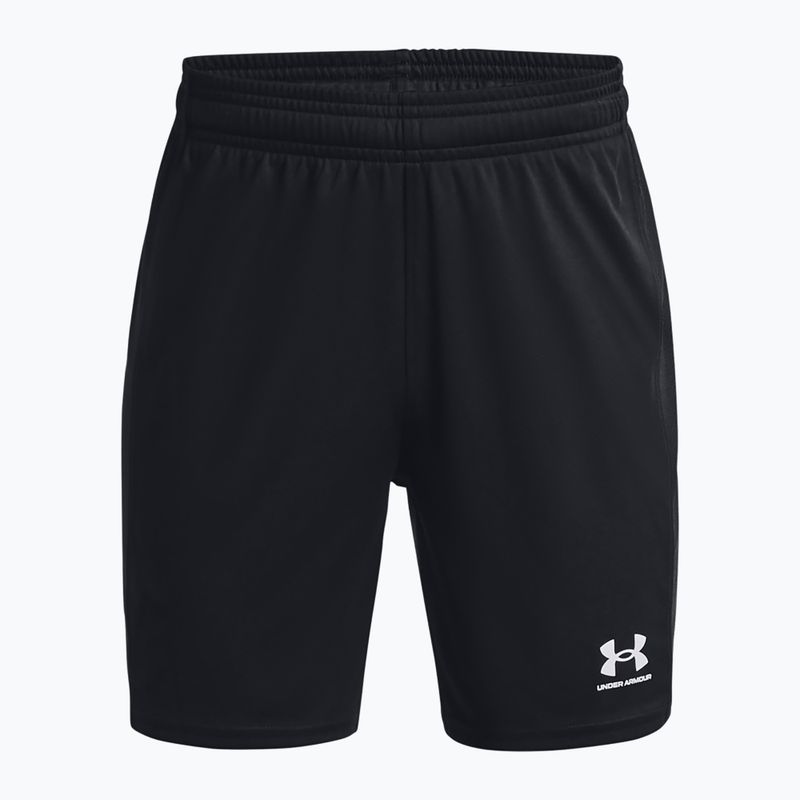 Pantaloni scurți de fotbal pentru copii Under Armour Challenger Knit black / white