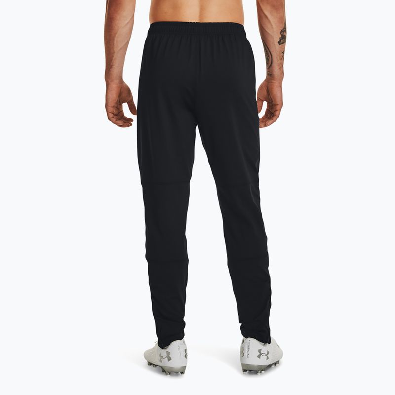 Pantaloni de fotbal pentru bărbați Under Armour Challenger Train black / white 3