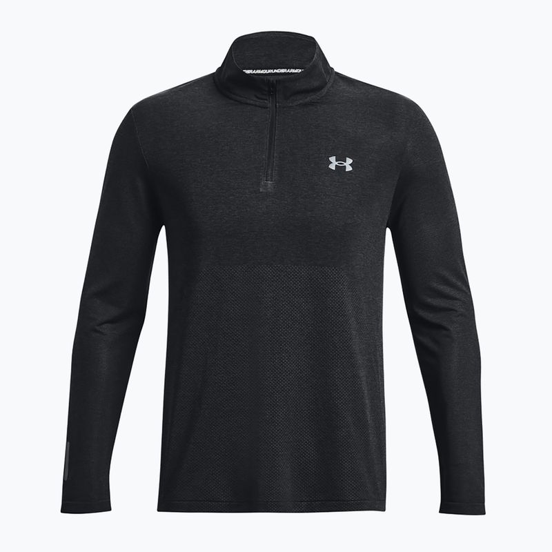 Longsleeve de alergat pentru bărbați Under Armour Seamless Stride 1/4 Zip black/reflective 4