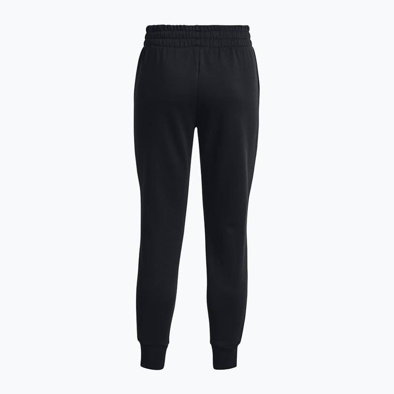 Pantaloni pentru femei Under Armour Rival Fleece dark black/white 7