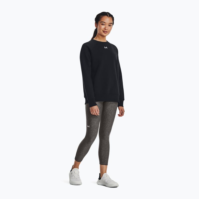 Bluză pentru femei Under Armour Rival Fleece Crew black/white 2