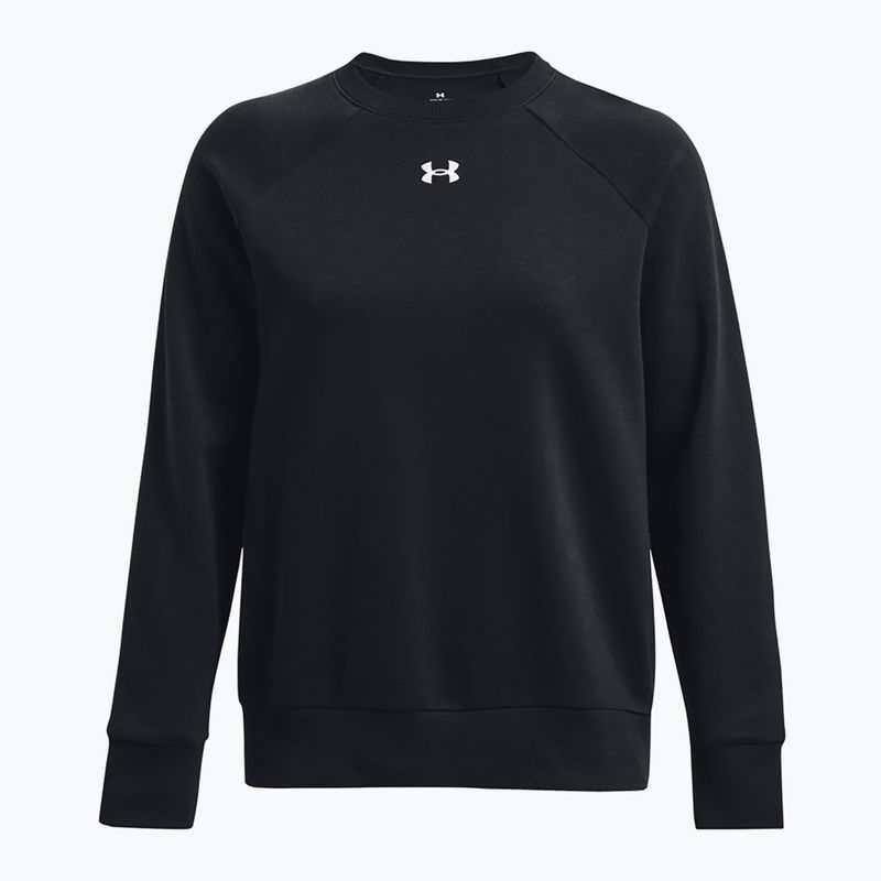 Bluză pentru femei Under Armour Rival Fleece Crew black/white 5