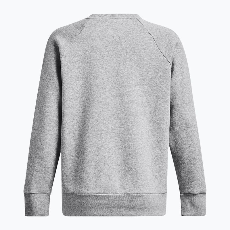 Bluză pentru femei Under Armour Rival Fleece Crew mod gray light heather/white 6