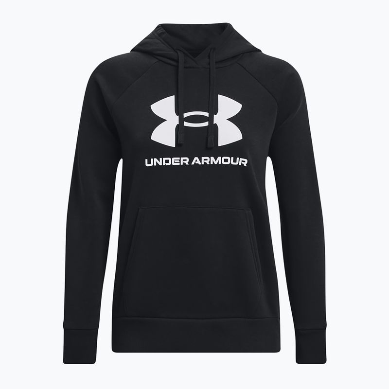 Bluză pentru femei Under Armour Rival Fleece Big Logo Hoody black/white 5