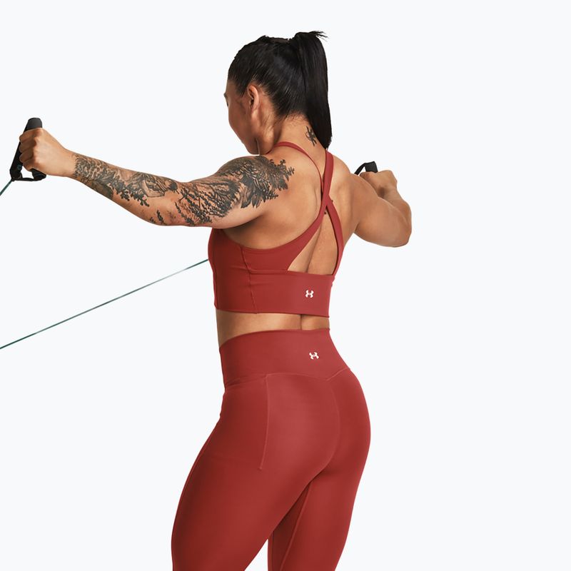 Top de antrenament pentru femei Under Armour Project Rock LetsGo Crssover Top heritage red 5