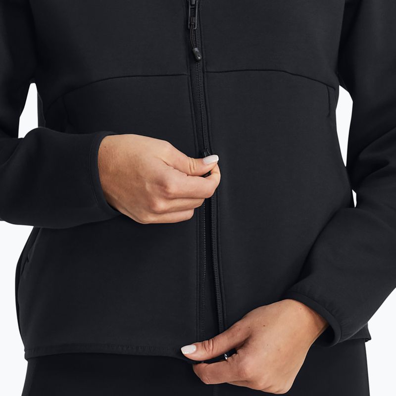 Bluză pentru femei Under Armour Unstoppable Fleece FZ black/black 4