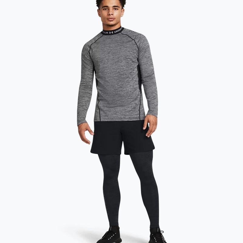 Colanți de antrenament pentru bărbați Under Armour ColdGear Twist black/pitch gray 2